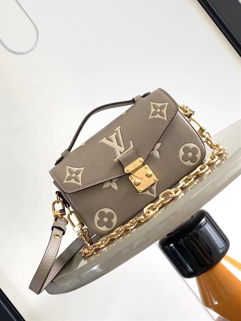 M46595 M46596 full leather Messenger bag series small size East West Mtis handbag LV Messenger bag s