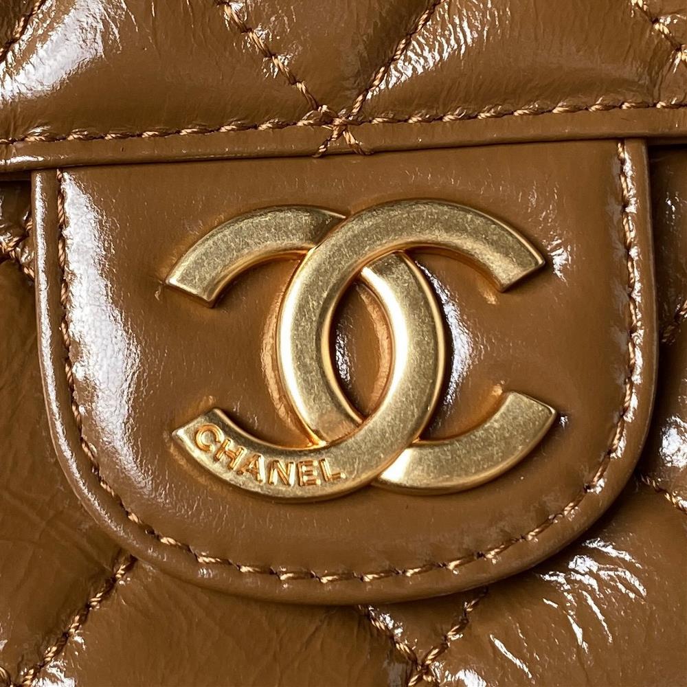 The mid size Chanel 23B AS4322 oil wax leather hobo stable shoulder bag has the highest at