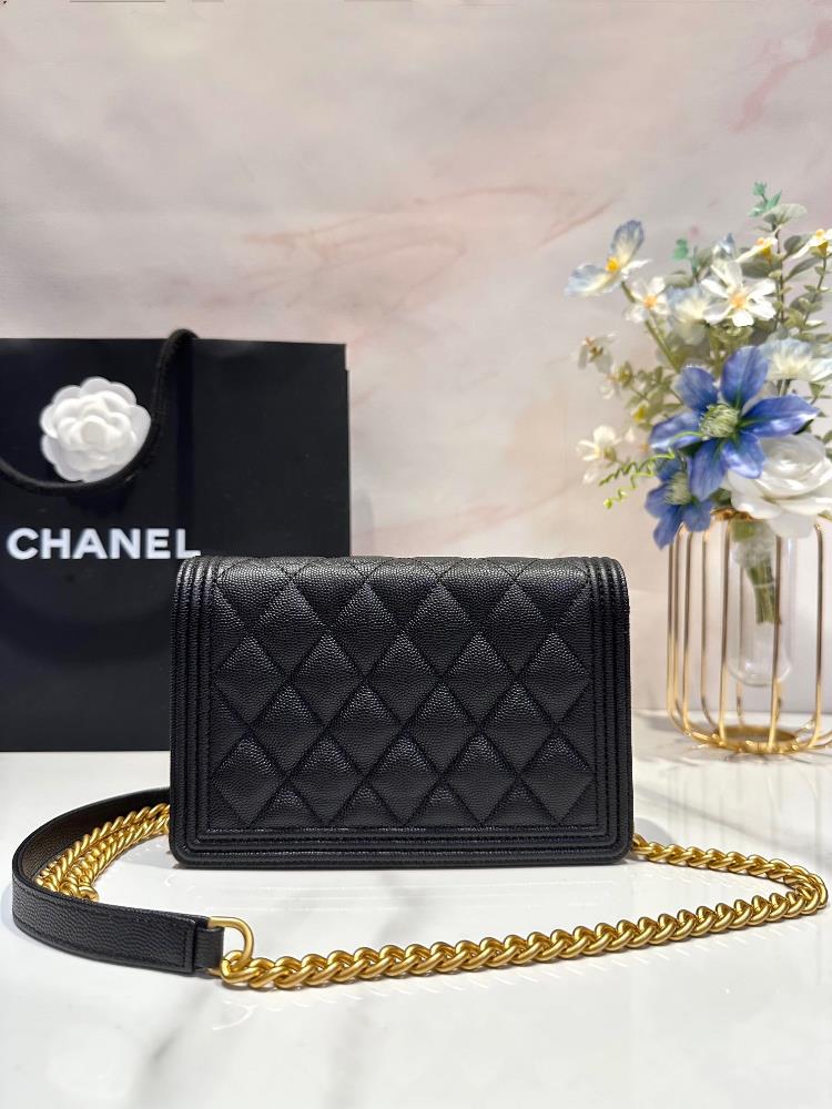 chanel 21 New Product Boy Classic Treasure Bag Imported Sheepskin and Fine Ball Cowhide Cr