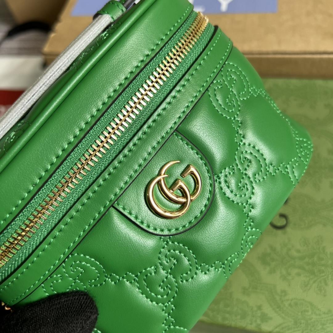 Equipped with a full set of specialty green packaging GG Matelassmini handbags quilted leather