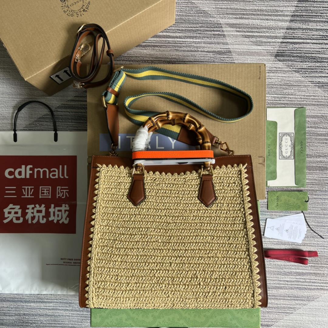 0 Equipped with a full set of counter green packaging Diana Bamboo Joint Series Large 35cm Tot