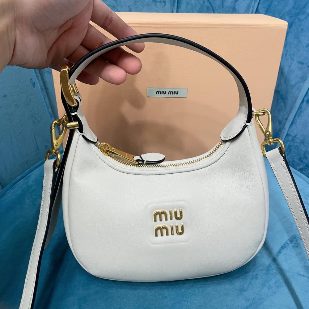 miumiu 5BP084 Miu familys showy hobo bag mainly promoted on the official website is de