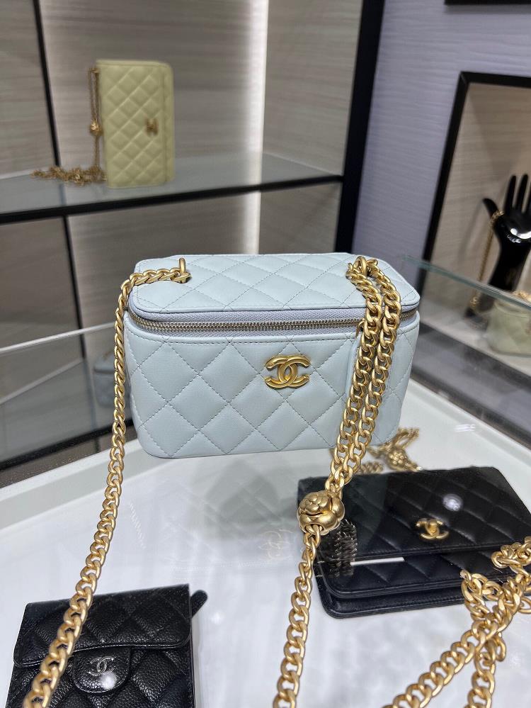 cHanel 23P New Long Box Box Bag Sheepskin Most Beautiful Camellia Adjustment BuckleExquis