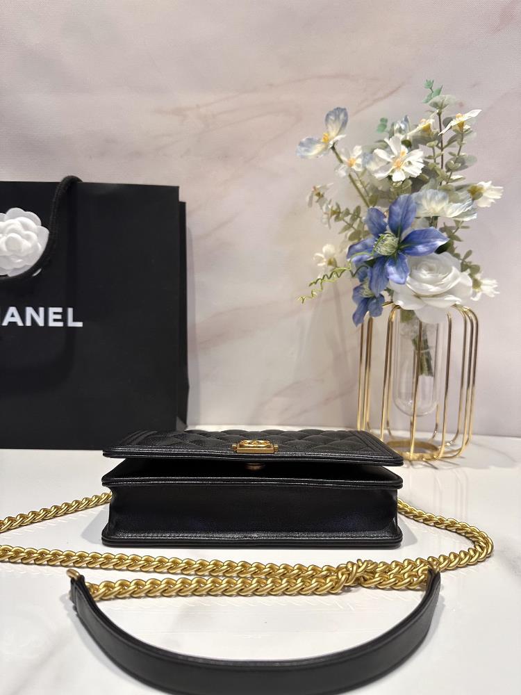 chanel 21 New Product Boy Classic Treasure Bag Imported Sheepskin and Fine Ball Cowhide Cr