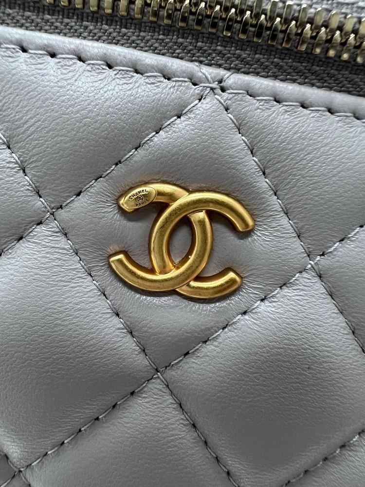 Chanel 22B New Product Golden Ball Long Box Adjustable Chain Rectangular Chain Box Sheepsk