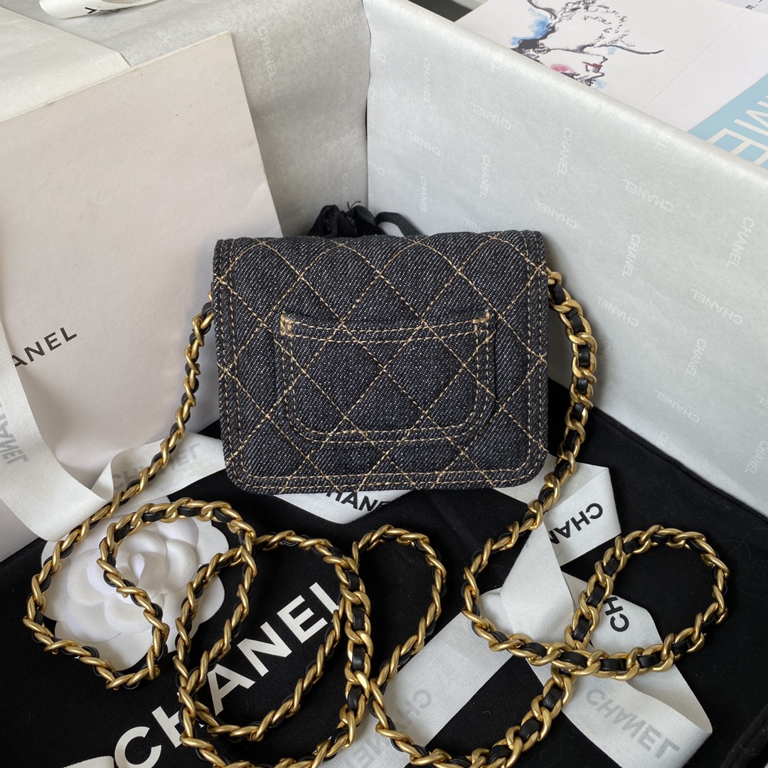 23s Chanel Cowboy Graduated Mini Postman Small Waste Bag getAP4052Yesterday, I just bought a s