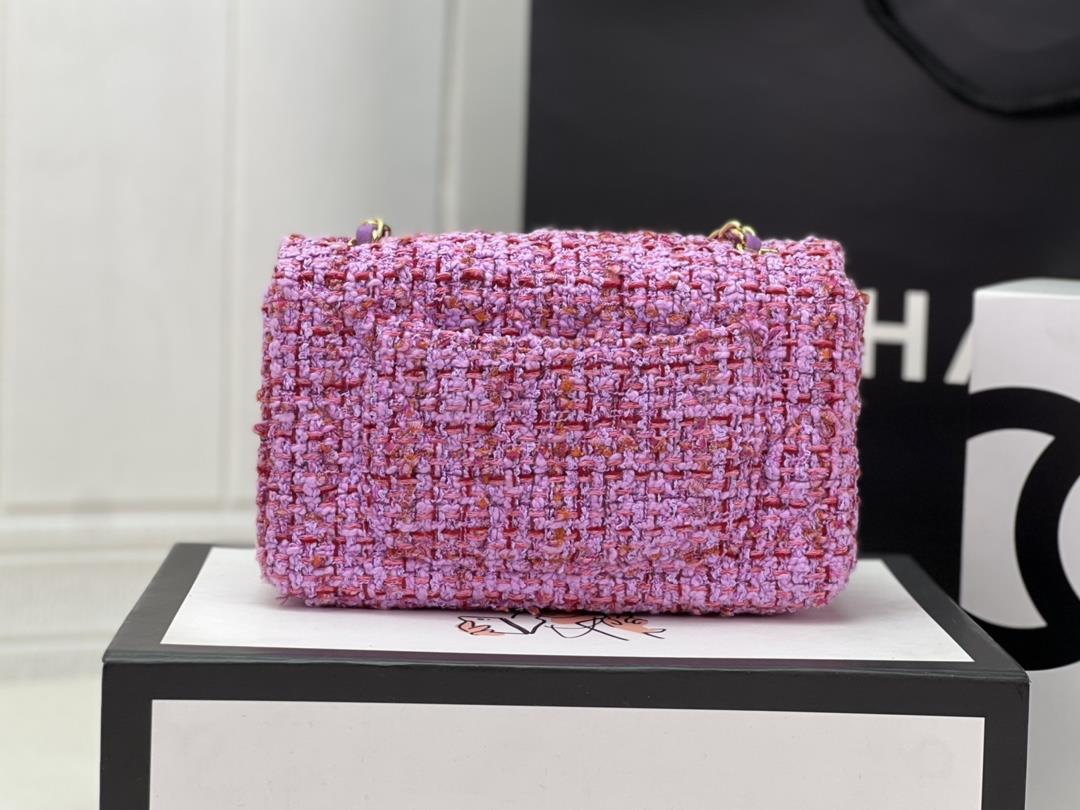 Chanel CF woolen series this is a bag that can be praised by all friends around us for it