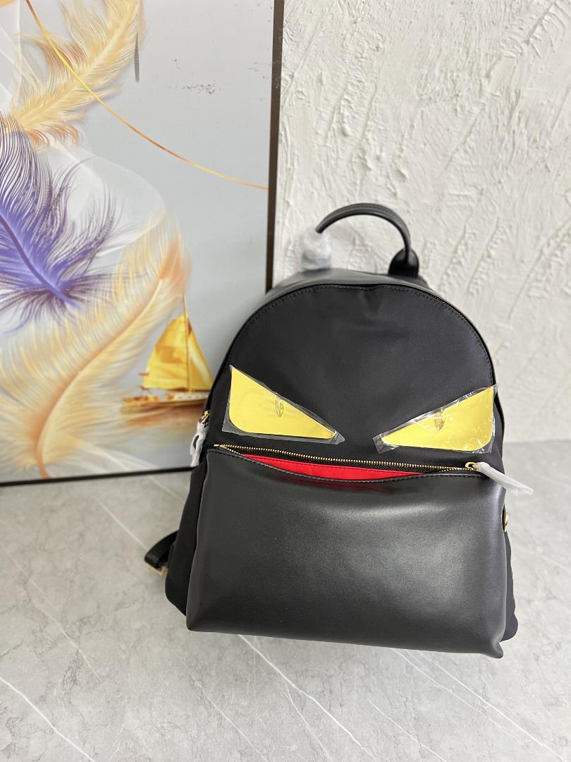 Exclusive recommendation for top tier original 61846380 Fendi upgraded runway backpack with fr