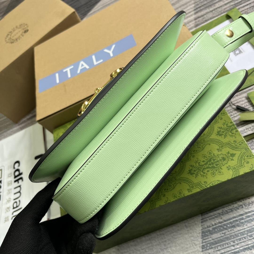 The brand that comes first with a full set of green packaging saddle bags in the counter