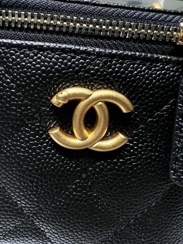 chanel bagAP3203Ydouble c embossed logo