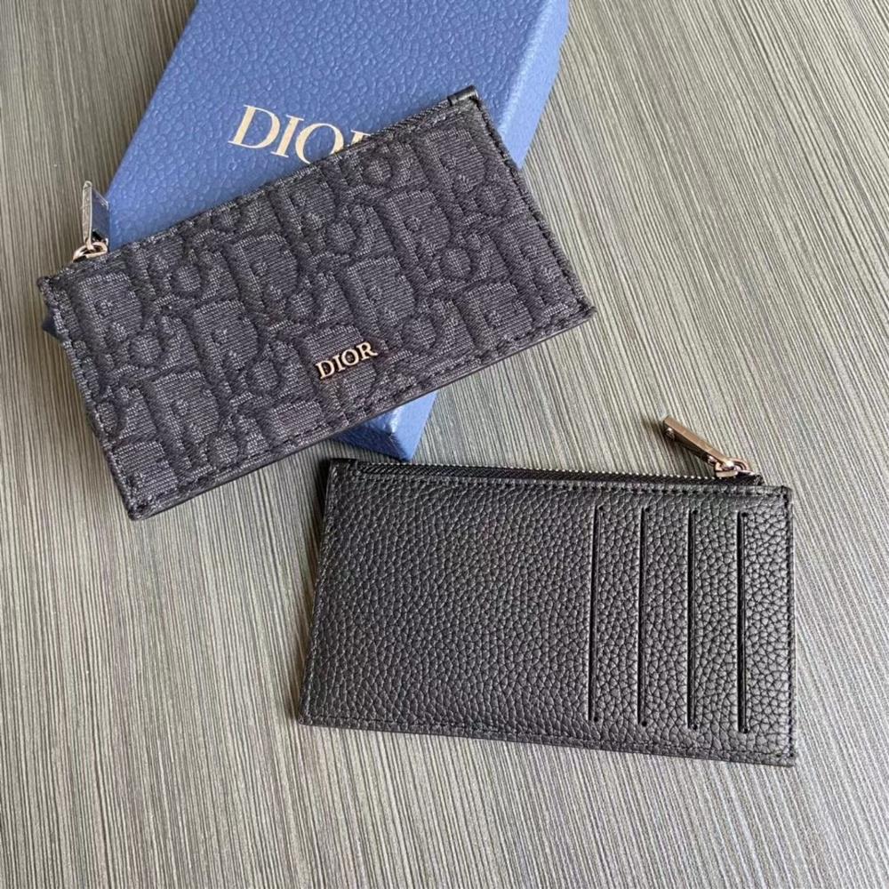 DIOR card pack 99081This zipper clip is exquisite and elegant Crafted with Oblique printe