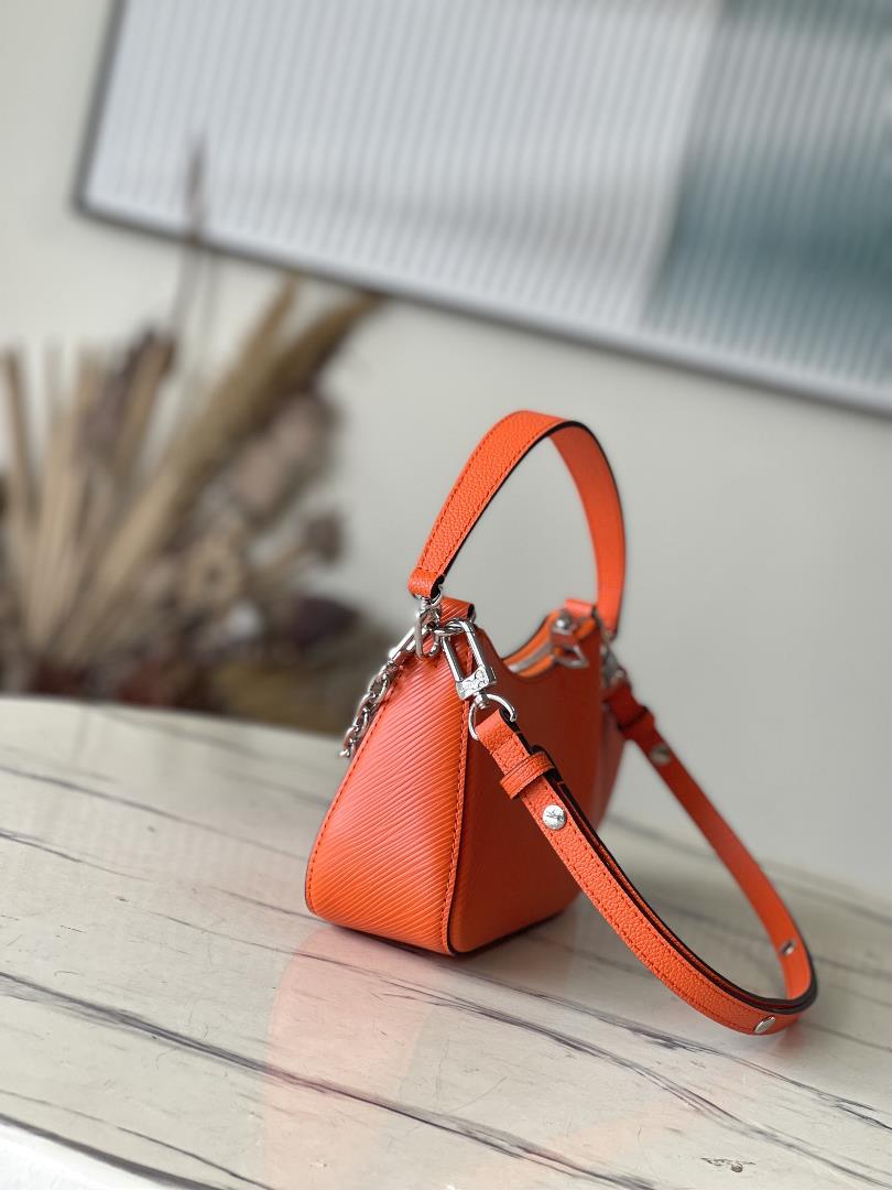 MARELLINI New Color M22736 20998 Orange The Marellini handbag features iconic Epi leather