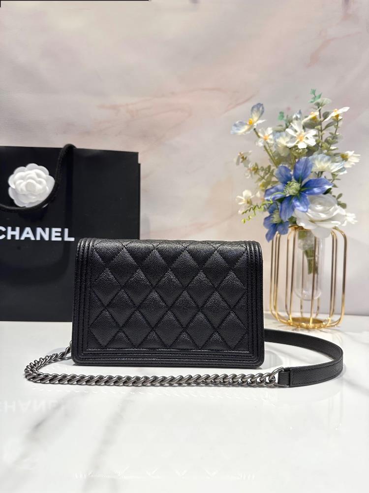 Chanel New Product Boy Classic Treasure Bag Imported Sheepskin and Fine Ball Cowhide Cross