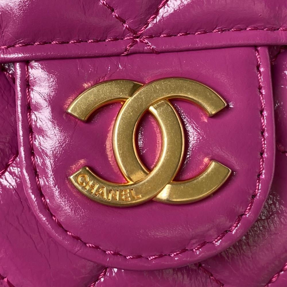 The small Chanel23B model AS4323 oil wax leather hobo seat stable shoulder bag has the hig