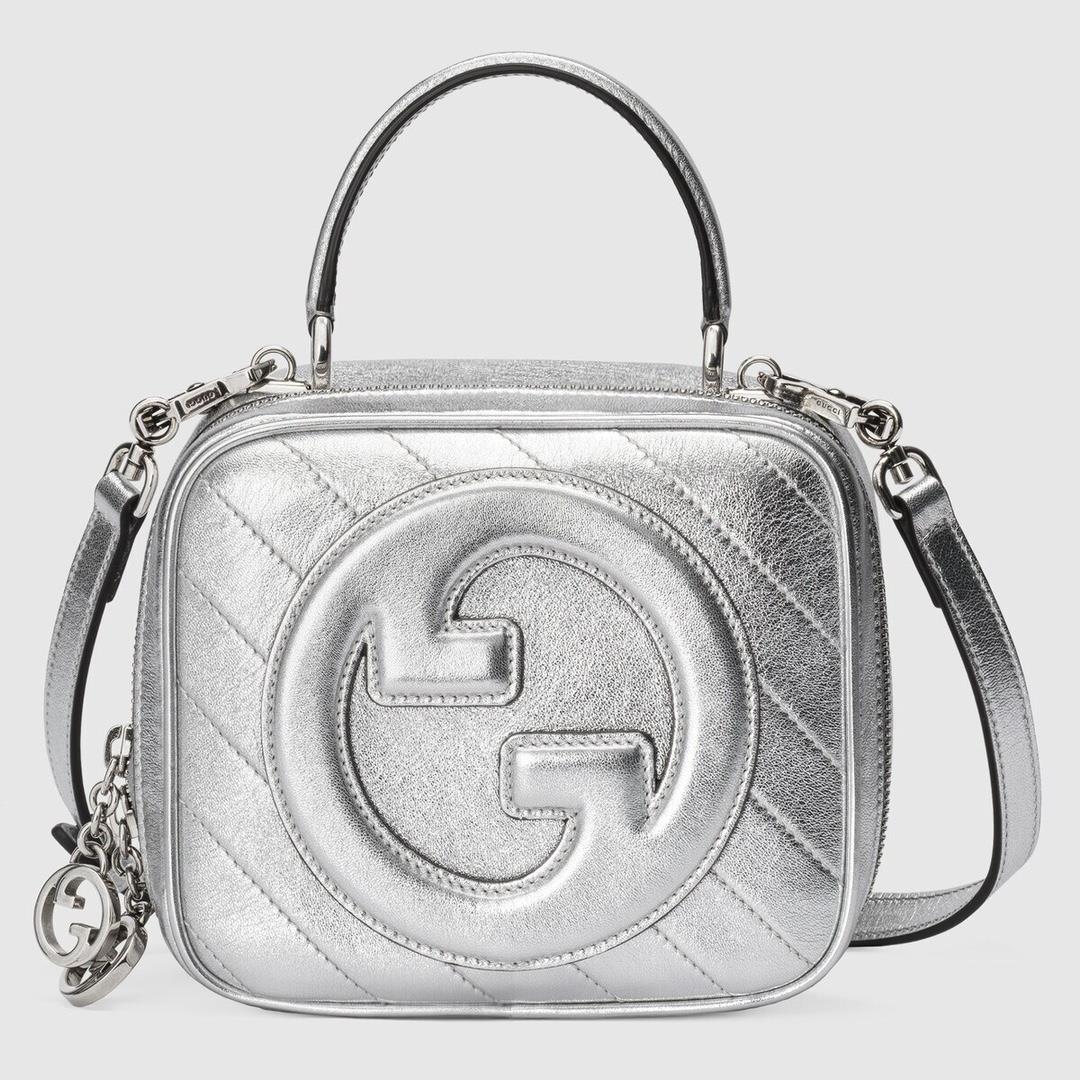 Gucci Blondie series handbag Originating from the brands collection design the circular interlocking