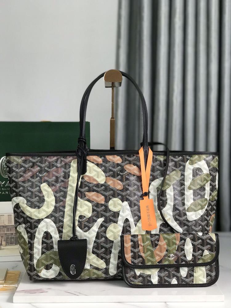 Graffiti style Goyard Goyas new mid size graffiti exclusive camouflage blue celebrates its 170th anniversary with a specially customized camouflage g