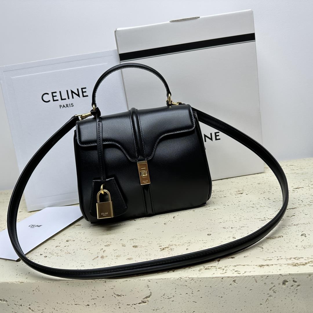 Celines new classic STRAP16 mini handbag this model can accommodate larger smartphone models such as