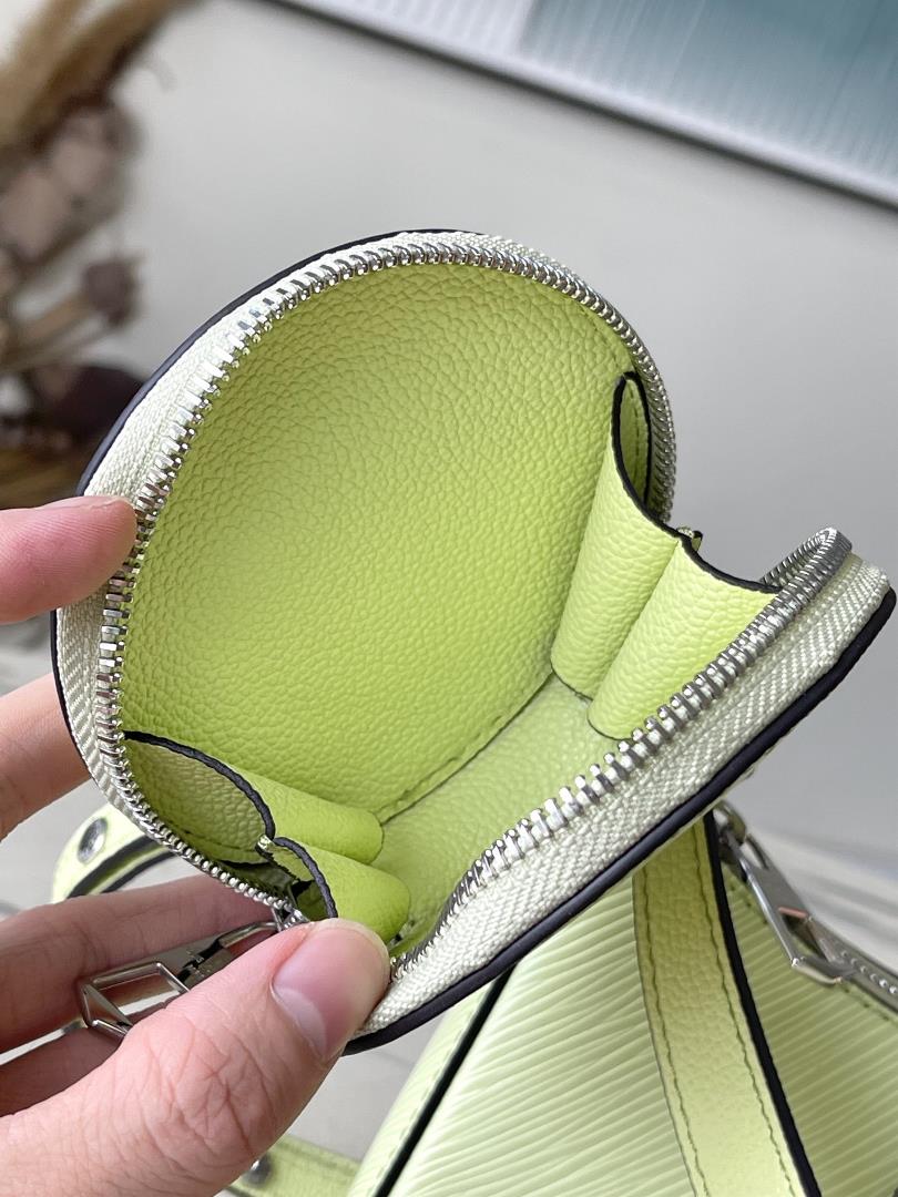 MARELLINI New Color M22651 20998 Apple Green The Marellini handbag features iconic Epi lea