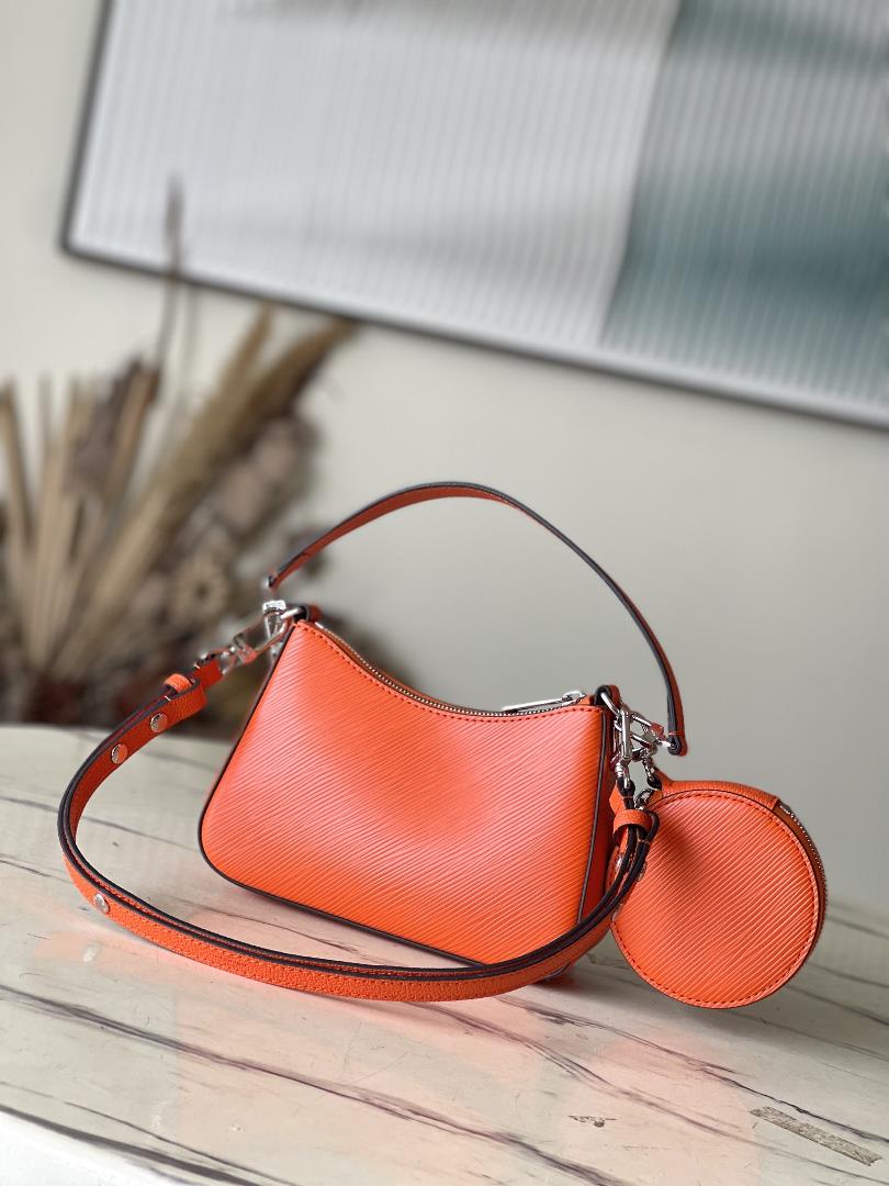 MARELLINI New Color M22736 20998 Orange The Marellini handbag features iconic Epi leather