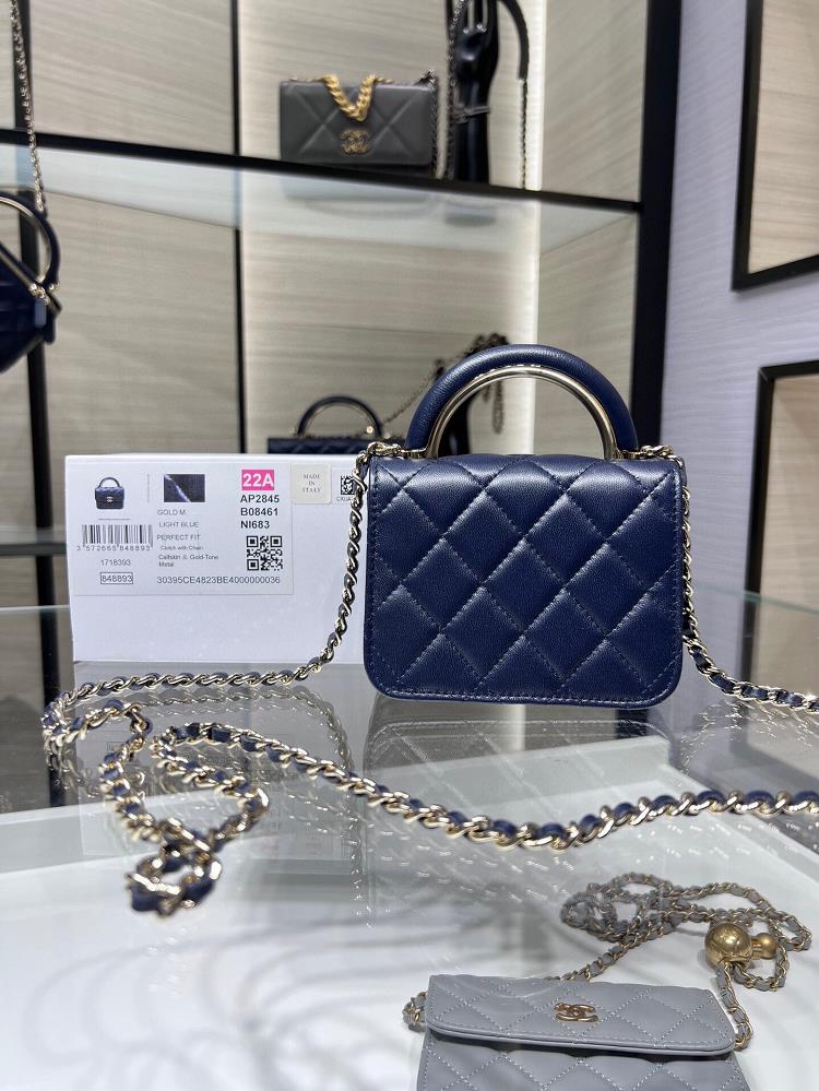 The Chanel bag AP2845Y Wallet Mini Organ Bag is the epitome of luxury and sophistication