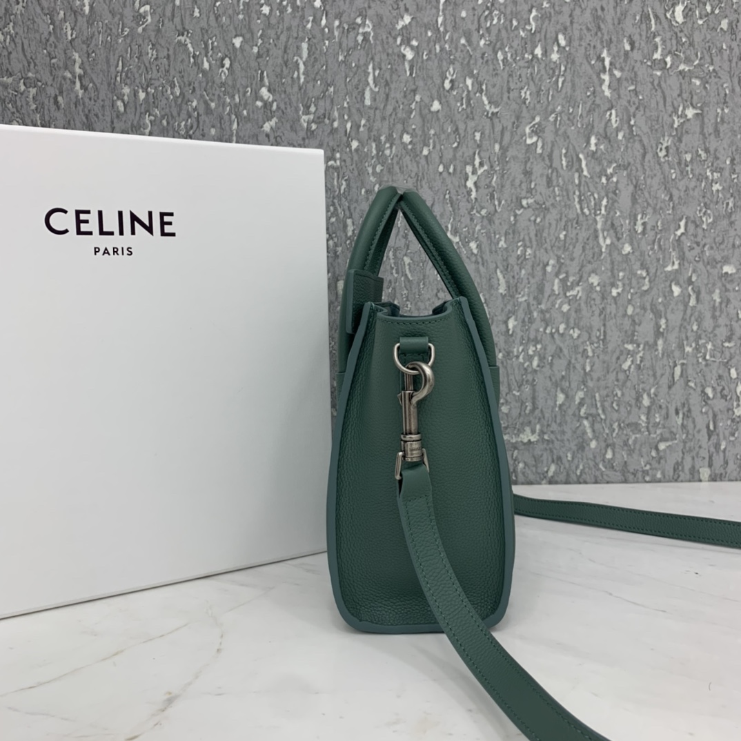 New version of CELINE smiley bag  original overseas single parallel cargo 20CM LUGGAGE calfski