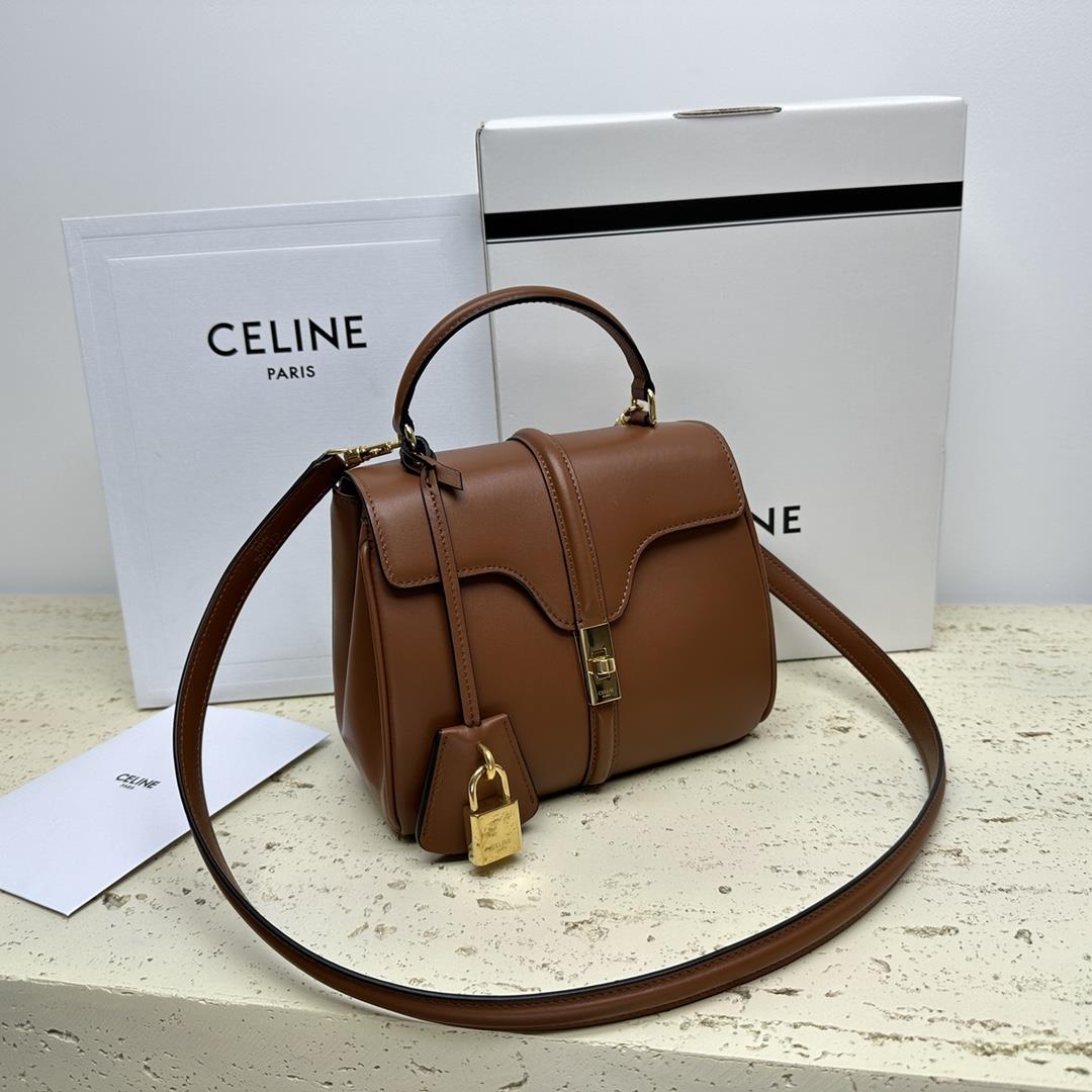 Celines new classic STRAP16 mini handbag this model can accommodate larger smartphone models s