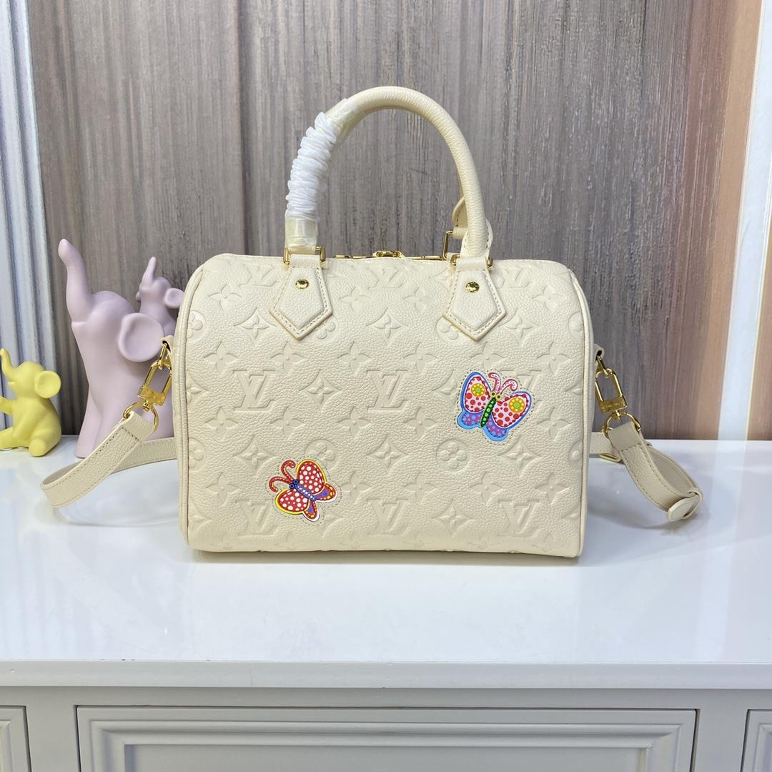 M46415 Flower LV x YK Speed Bandoulire 25 Handbag For the x Yayoi Kusama collection the LVxYK 