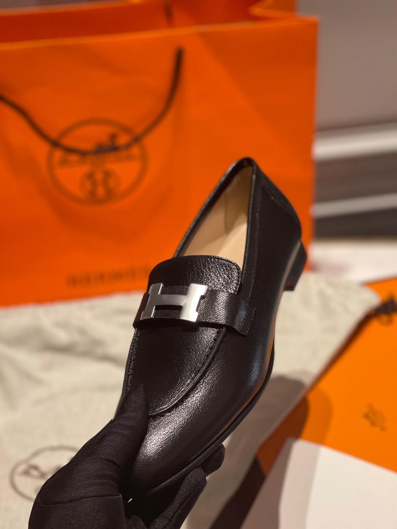 Hermes fl HERMS takes the classic to the extreme in PariS Lefu shoesAuthentic grade can pass c