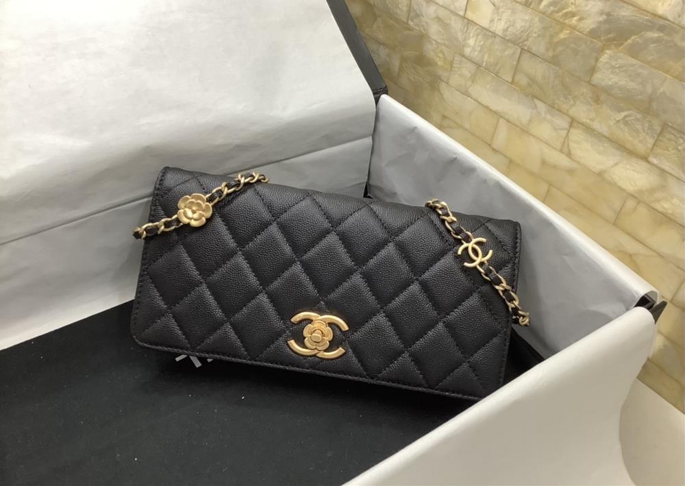 The Chanel Bag Camellia Underarm Bag is the epitome of elegance and sophistication With