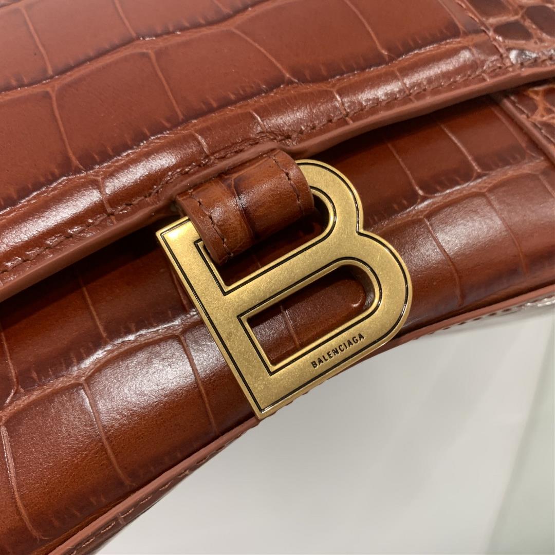 Caramel Crocodile The hourglass bag that you have asked me N times is comingBalenciags heavywe