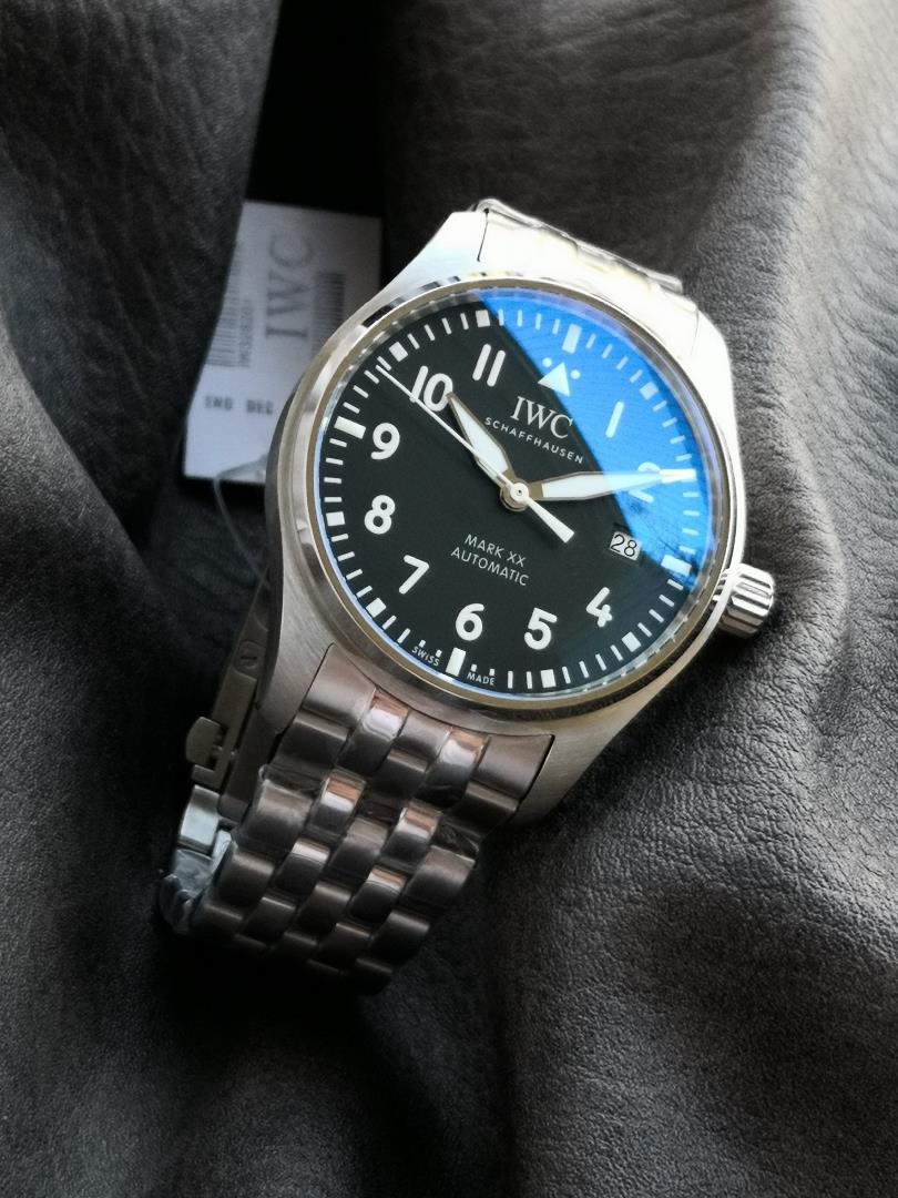 V7 fresh recommended IWC IWC Schaffhausen pilot series IW 328202 wristwatch fine steel ca