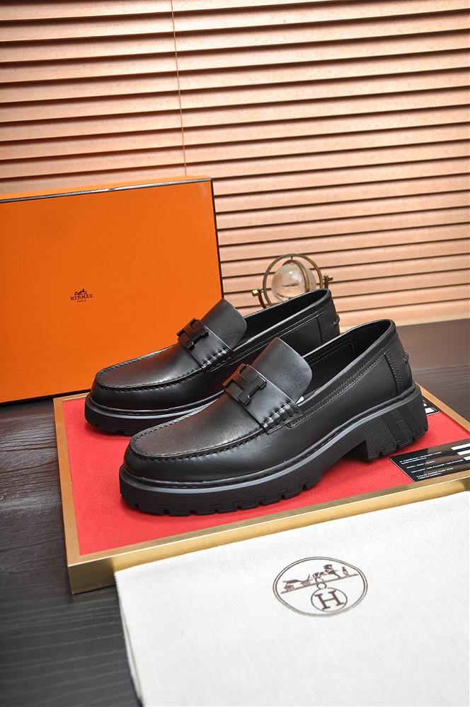 HERMES Cowhide Lining Popular Mens Shoe Counter Original Order World Top Brand Luxury quality Fashionable and upscale Give you a lowkey and luxurio