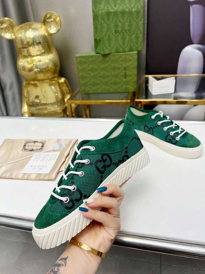 Gucci Low Bang Casual Sports Shoes a topnotch version with a onetoone replica of oil edge craf