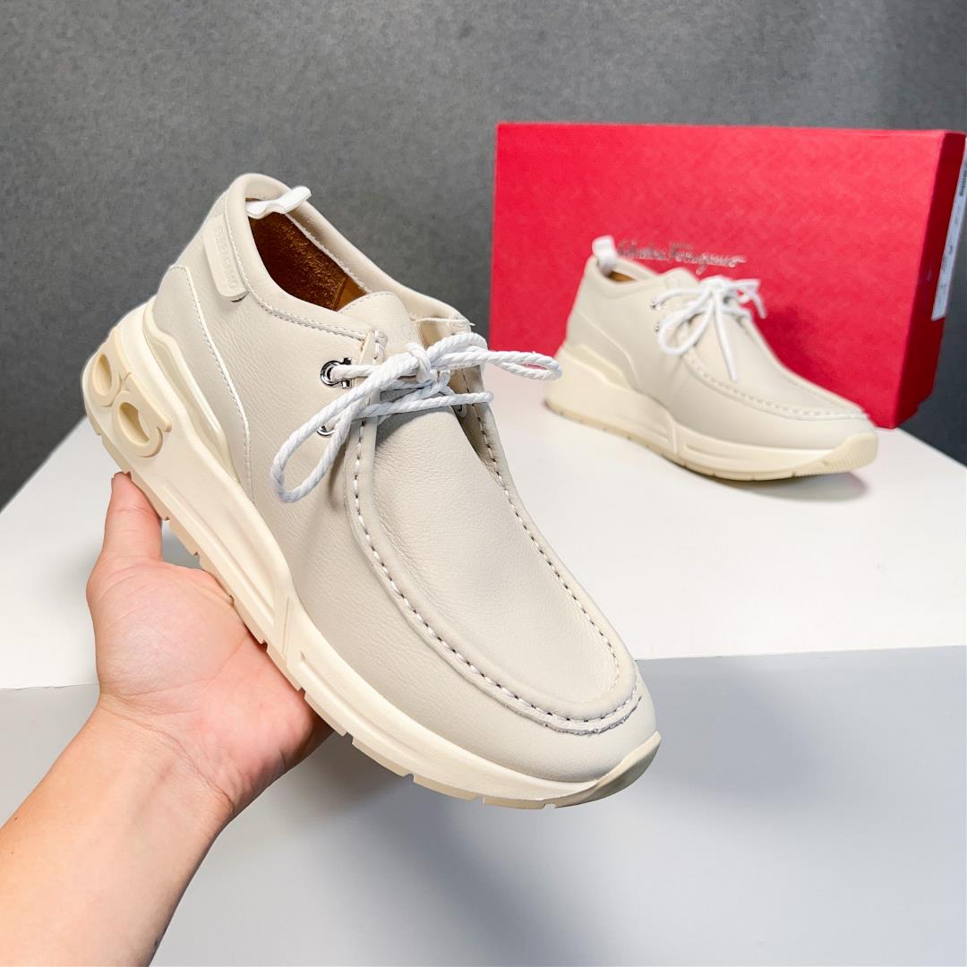 salvatore Ferragamo SpA 2023 mens new casual sneakers are fashionable sporty charmin