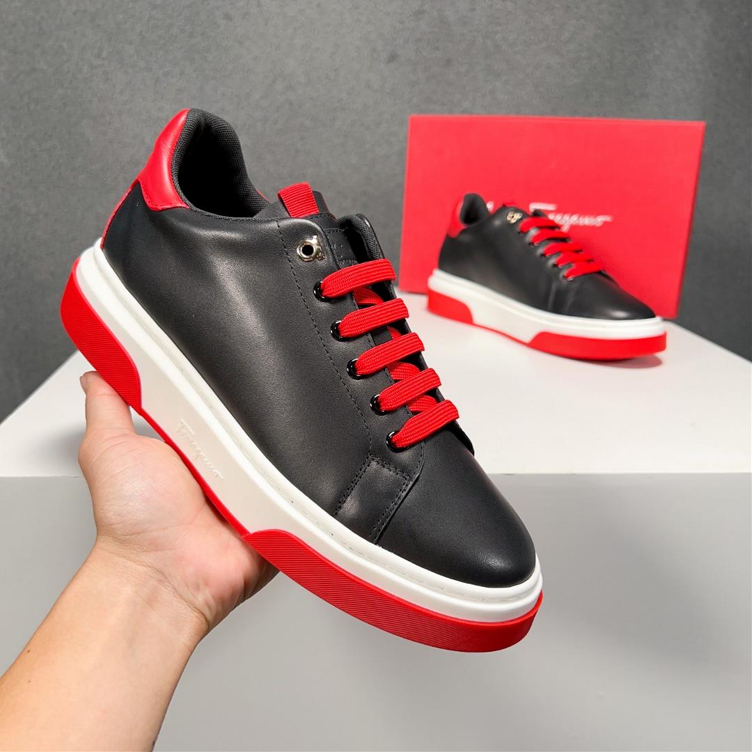 salvatore Ferragamo SpA 2023 mens new casual sneakers are fashionable sporty charmin