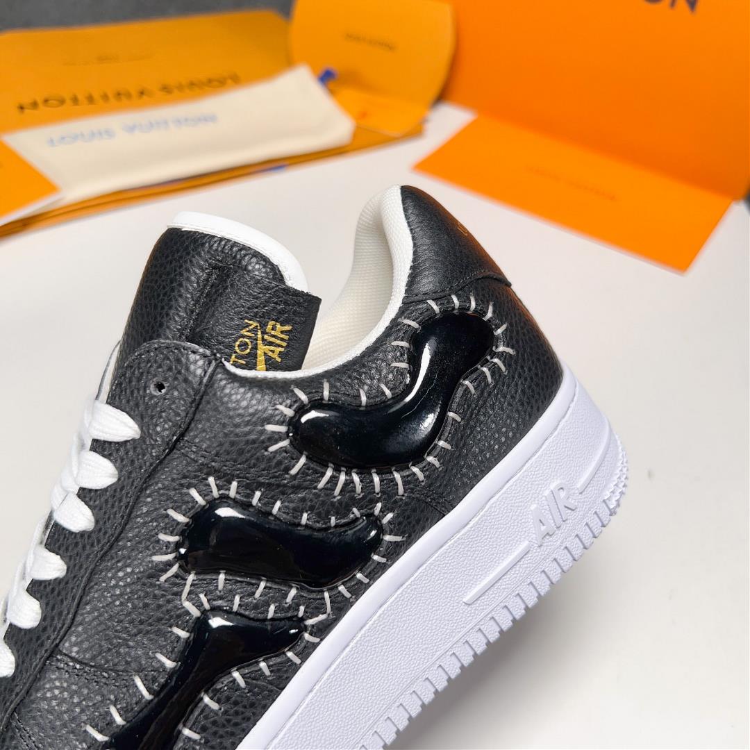 The new lv X AF1 Dreamy Co branded Air Force One highend mens sports and leisure shoesO