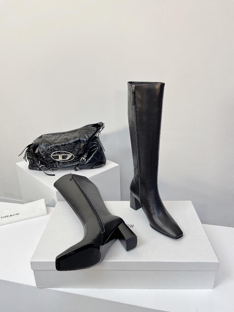 the row 23ss new square toe boots for autumn and winterThe row has never lost in creating