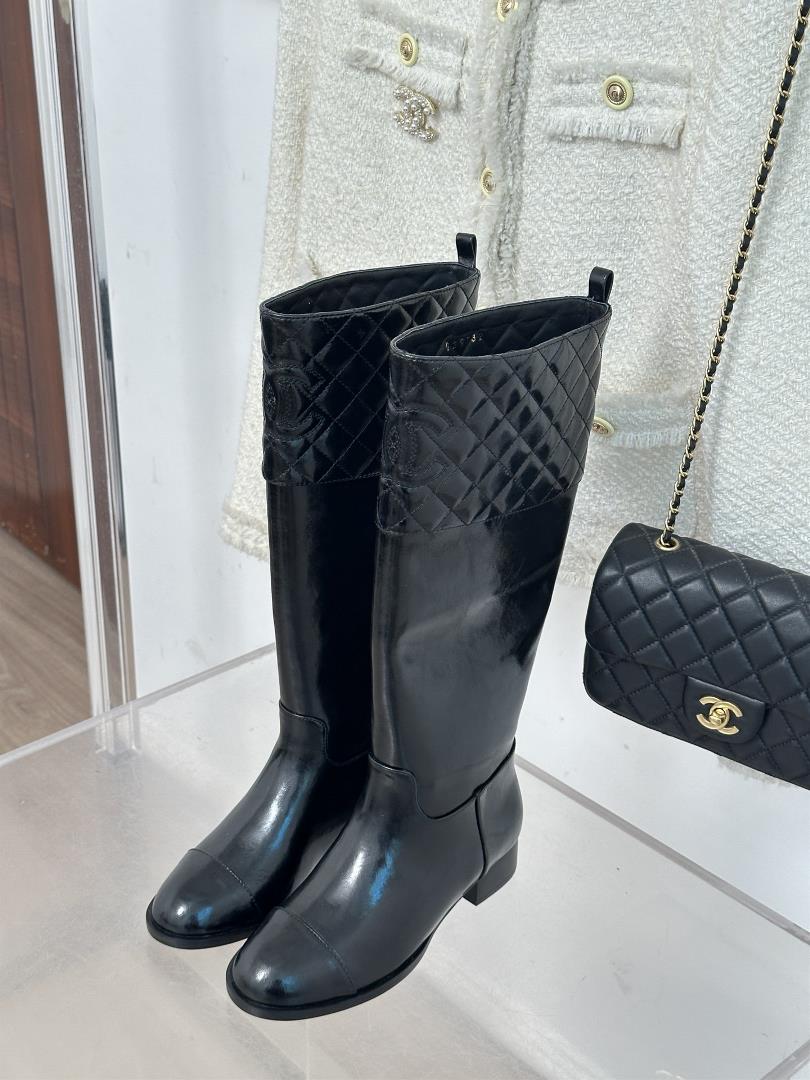 factory price chanel 23s autumn and winter new product paris walking show rhombus thick h