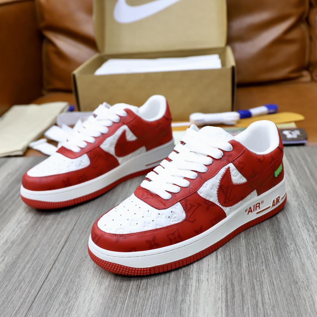 Womens shoes womens clothing couples top edition LV Nike co branded sneaker Air Force