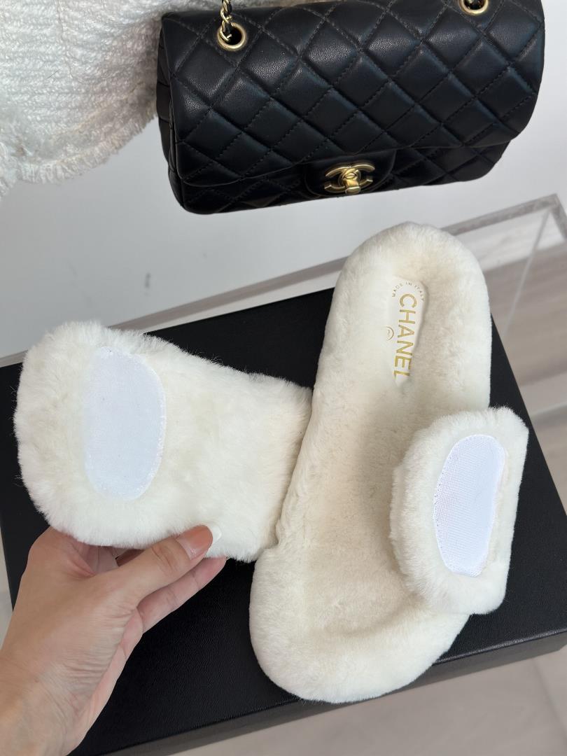 factory price chane xiaoxiang classic double c mermament mao mao slipper mandarin autumn a