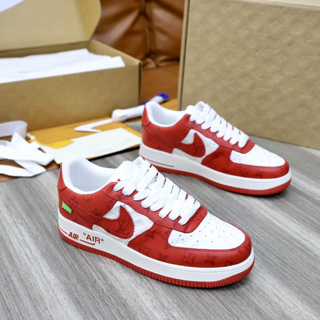 Womens shoes womens clothing couples top edition LV Nike co branded sneaker Air Force