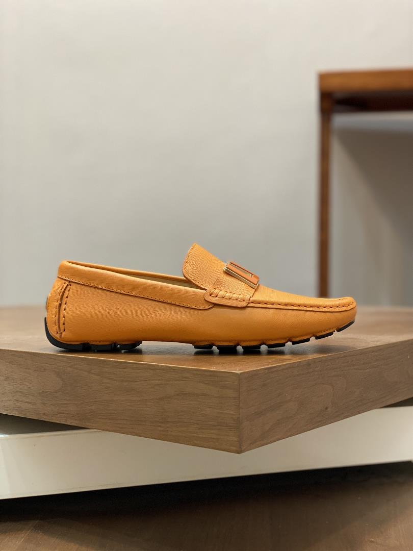 Louis Vuitton LUXEMBOURG SAMOTHRACE series of bean shoes made a remarkable debut on the sp