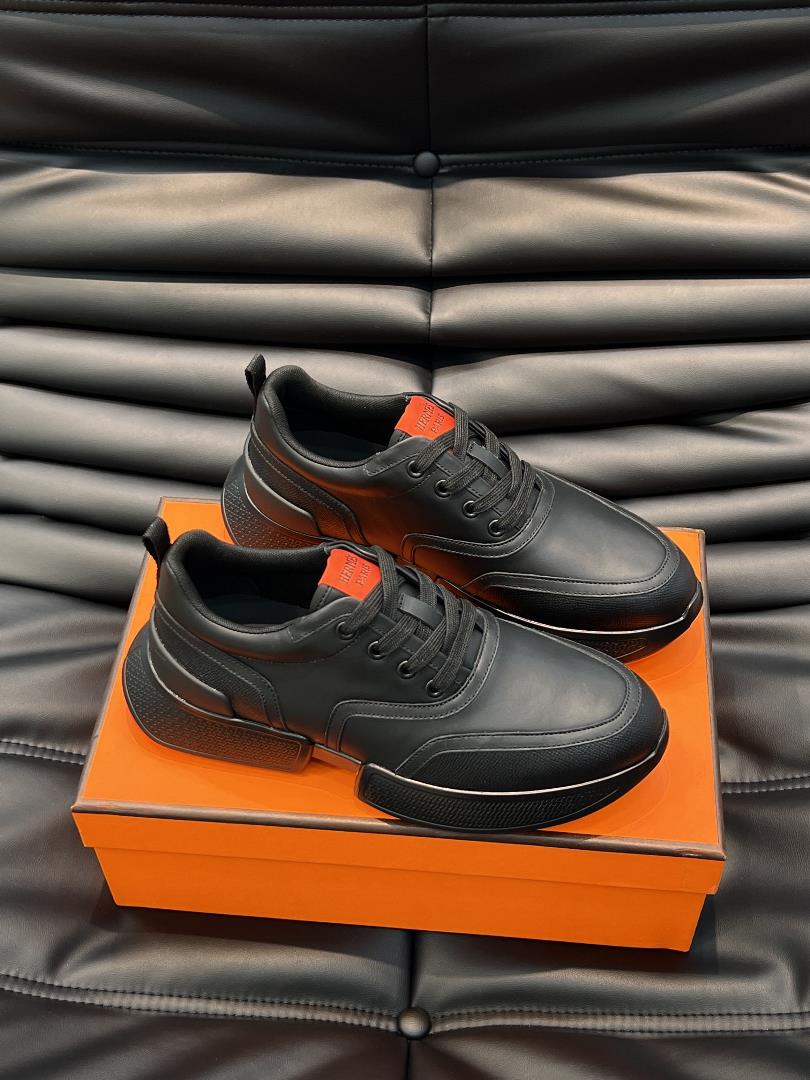 highend luxury item mens casual sports shoes with the upper made of top layer calf leather pre