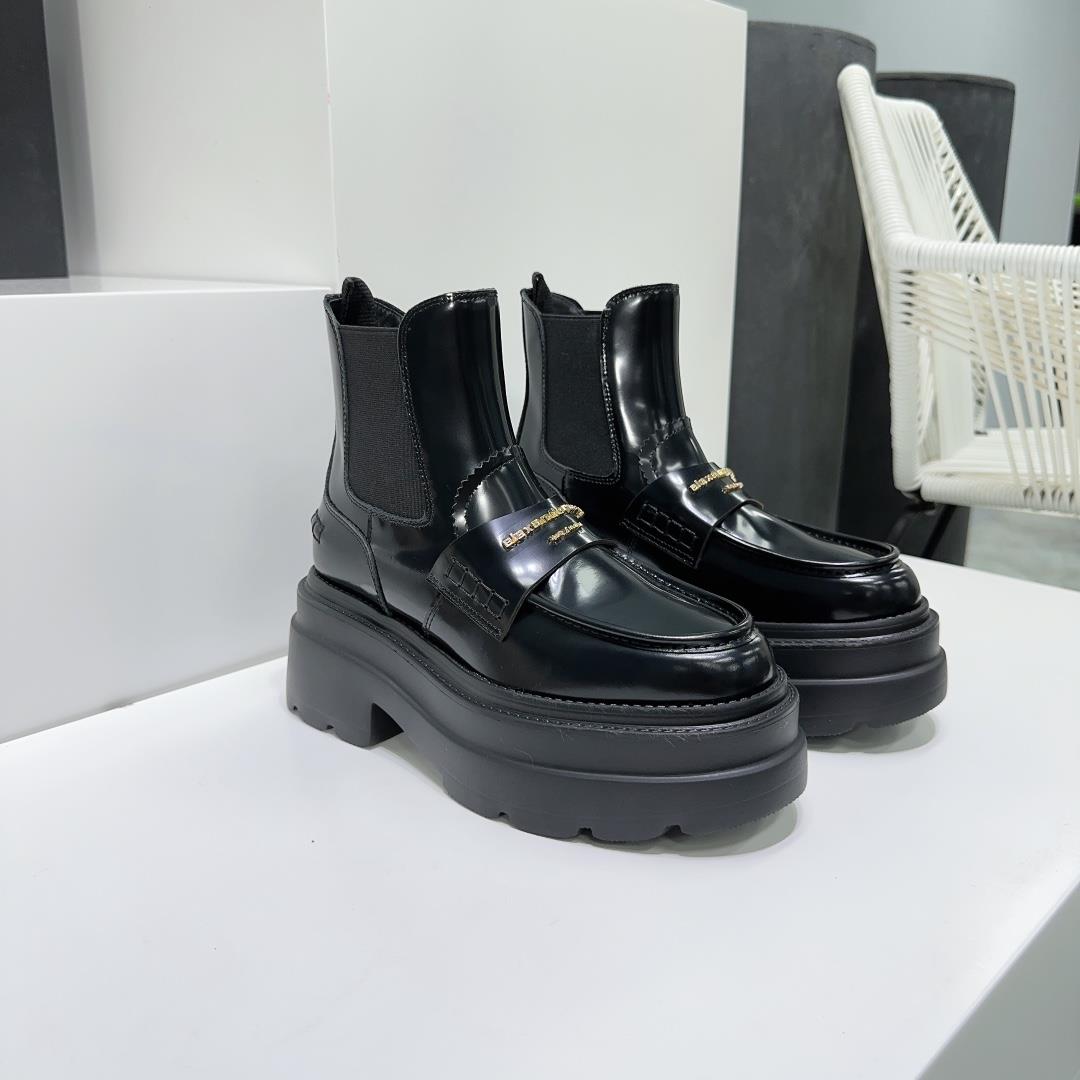 Alexander Wang Alexander King 2023 AutumnWinter waterproof platform sponge cake thick sol