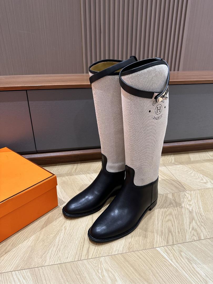 Hermes boots calf lining genuine leather sole size 3536373839 order 4041  profession