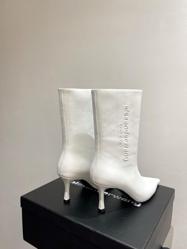 Alexander Wangs 2023 AutumnWinter New Short Boots The original toplevel replica style