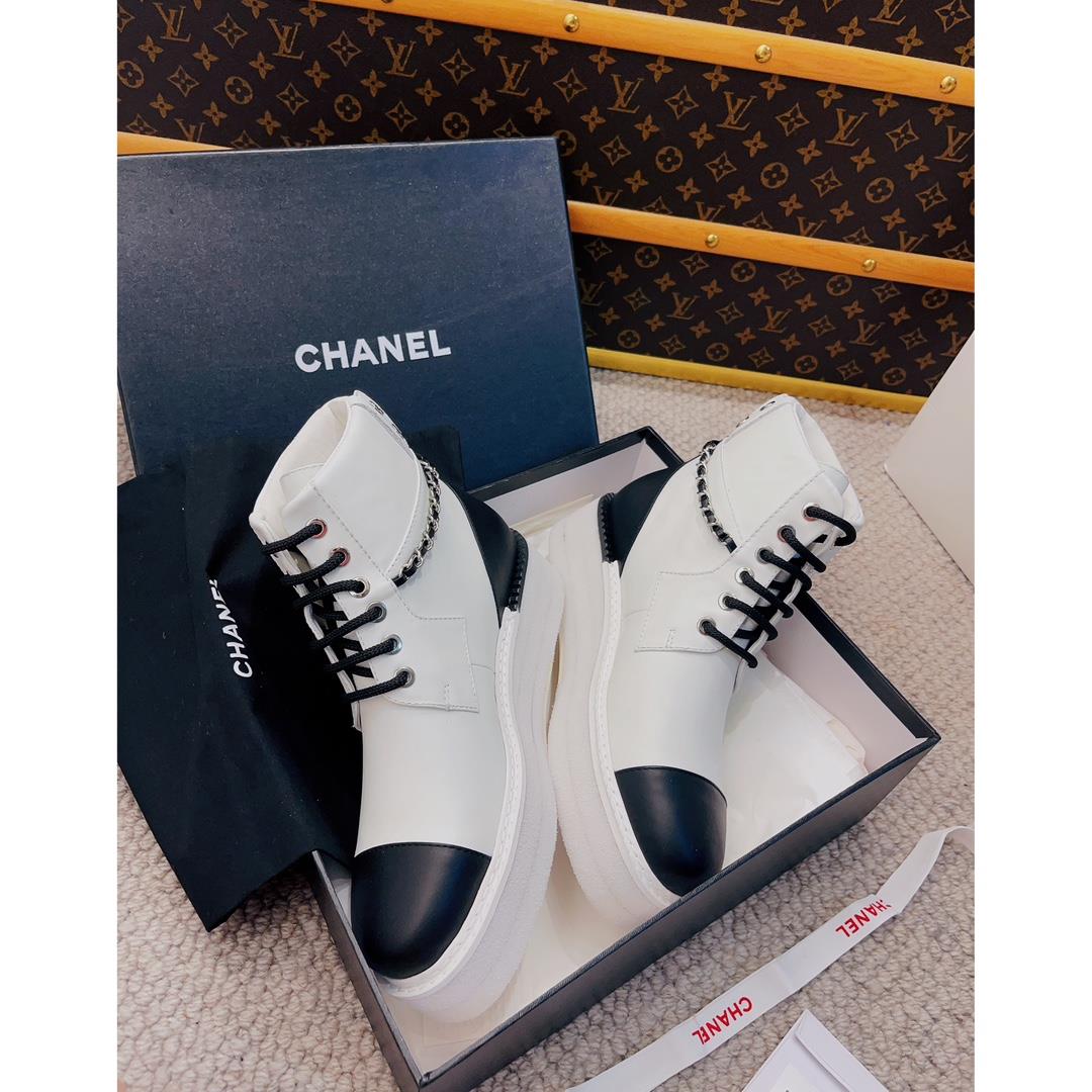 Chanel Exclusive New Short Boot New soft imported lambskin on the new modelOriginal mold h