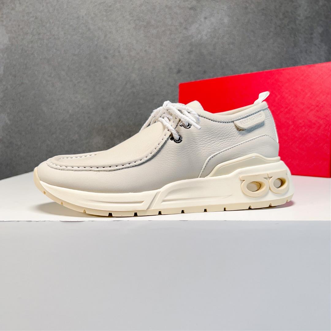 salvatore Ferragamo SpA 2023 mens new casual sneakers are fashionable sporty charmin