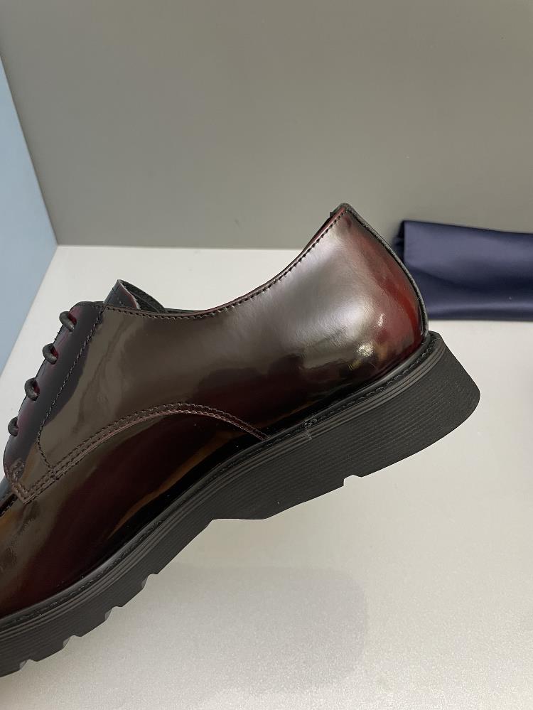 In conclusion Prada mens formal leather shoes with a retro design style are the epitome