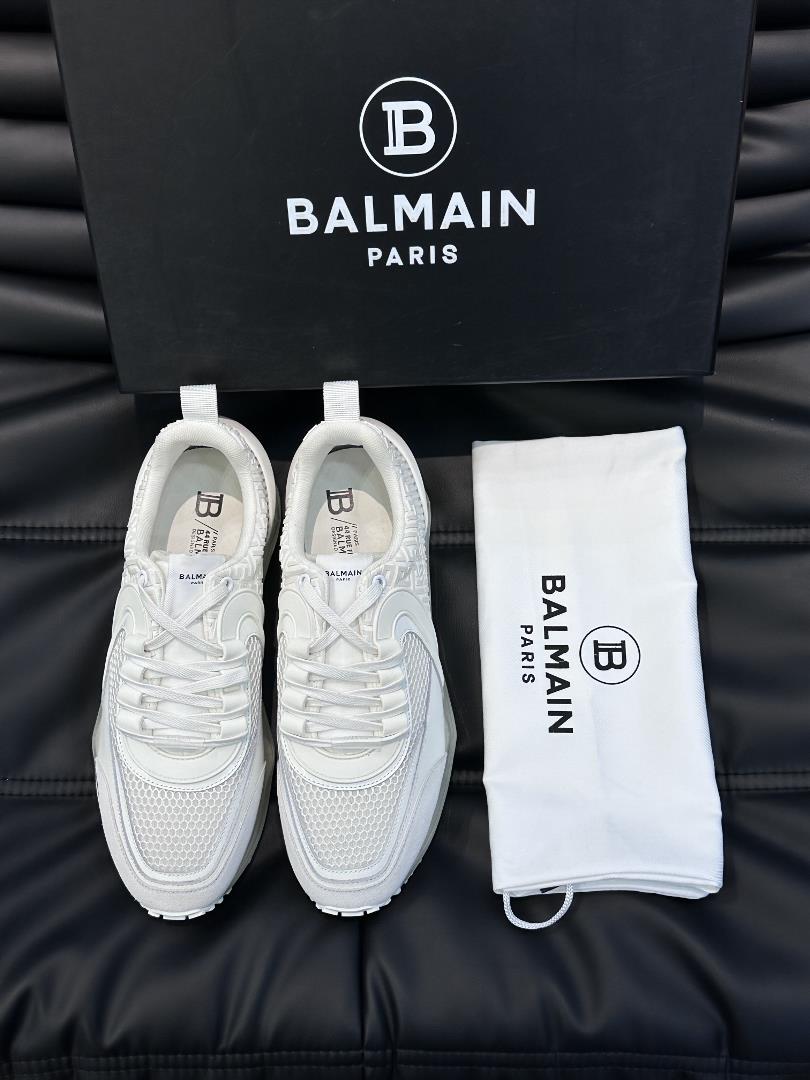 Balmain Balmans new air cushion sports shoes mens low top sports shoes purchase the or